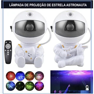 Projector Astronaut 3.0  Night Light Starry Sky Star USB LED Room Lamp With Remote Control Children Gift D