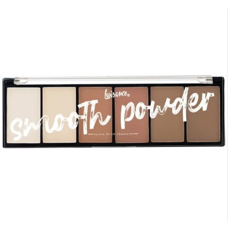 Paleta De Pó Iluminador/Bronzeador/Contorno Luisance 06 Cores