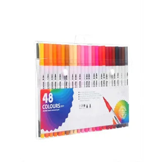 Kit 36/Colors Brush Tip Lettering Brush Two Tips Double Tip Cheap