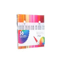 Kit 36/Colors Brush Tip Lettering Brush Two Tips Double Tip Cheap