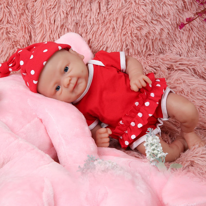 Boneca IVITA WG1512 14inch 1.65kg Full Body Silicone Bebe Reborn Doll "coco" Soft Dolls Realistic Girl Baby DIY Blank Toys for Children