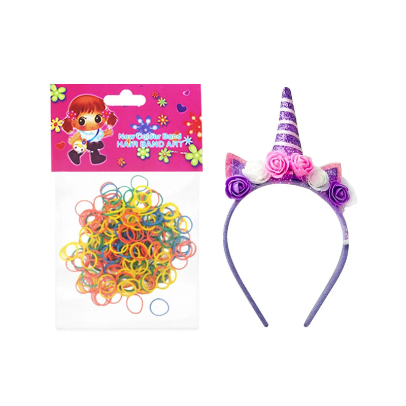 Conjunto de Maquiagem Infantil Para Criança Completo Com Tiara+ Mochila Estojo de Sombra Unhas BZ131