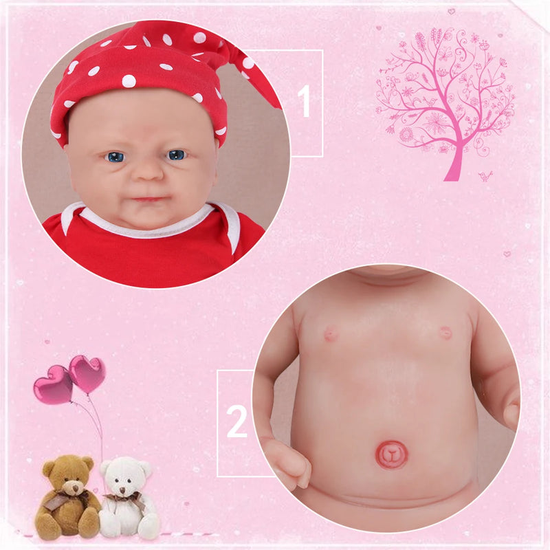 Boneca IVITA WG1512 14inch 1.65kg Full Body Silicone Bebe Reborn Doll "coco" Soft Dolls Realistic Girl Baby DIY Blank Toys for Children