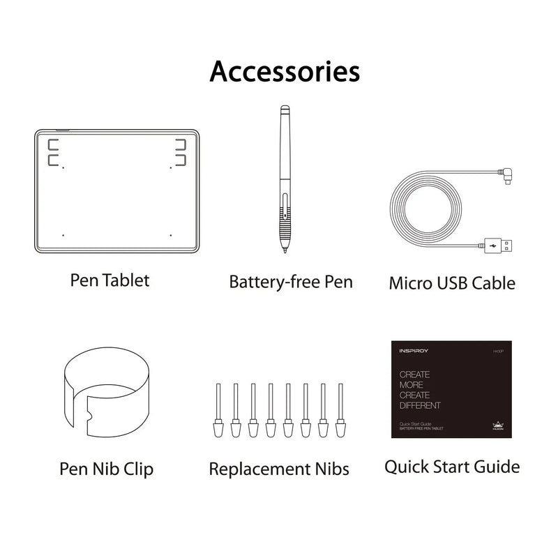 Tablet Huion h430p comprimidos digitais micro assinatura usb gráficos desenho caneta .