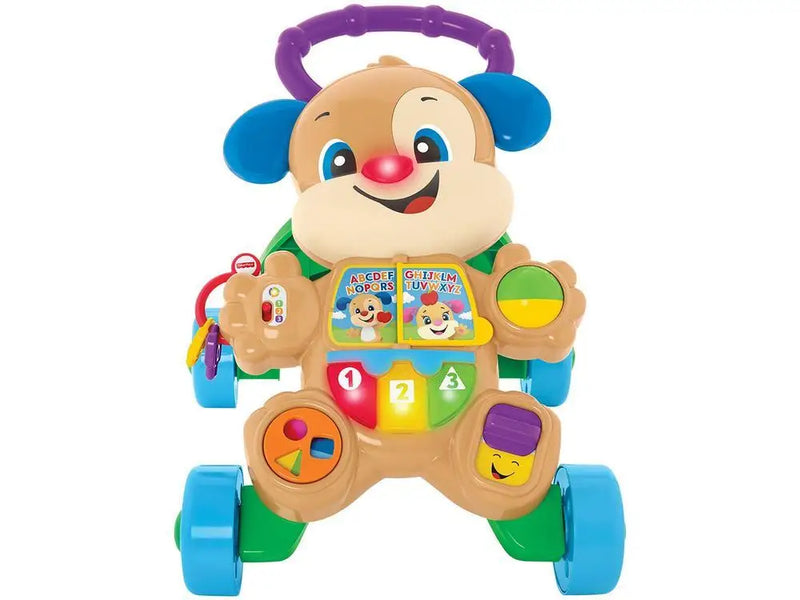 Andador para Bebê de Empurrar Musical Fisher-Price Aprender e Brincar Cachorrinho