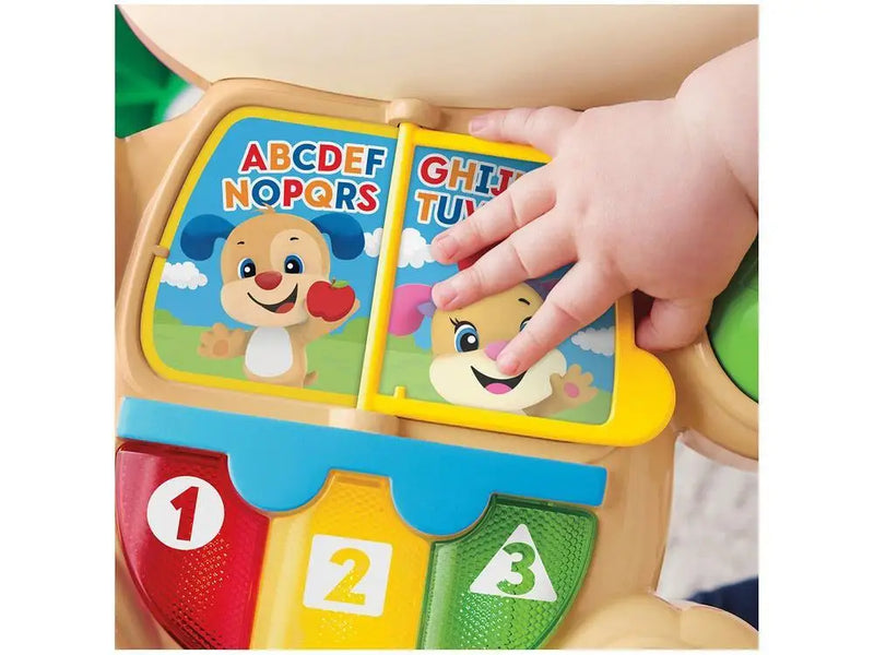 Andador para Bebê de Empurrar Musical Fisher-Price Aprender e Brincar Cachorrinho