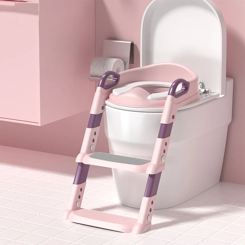 Assento Sanitário de Treinamento Potty Com Escada de Escadote Para Crianças