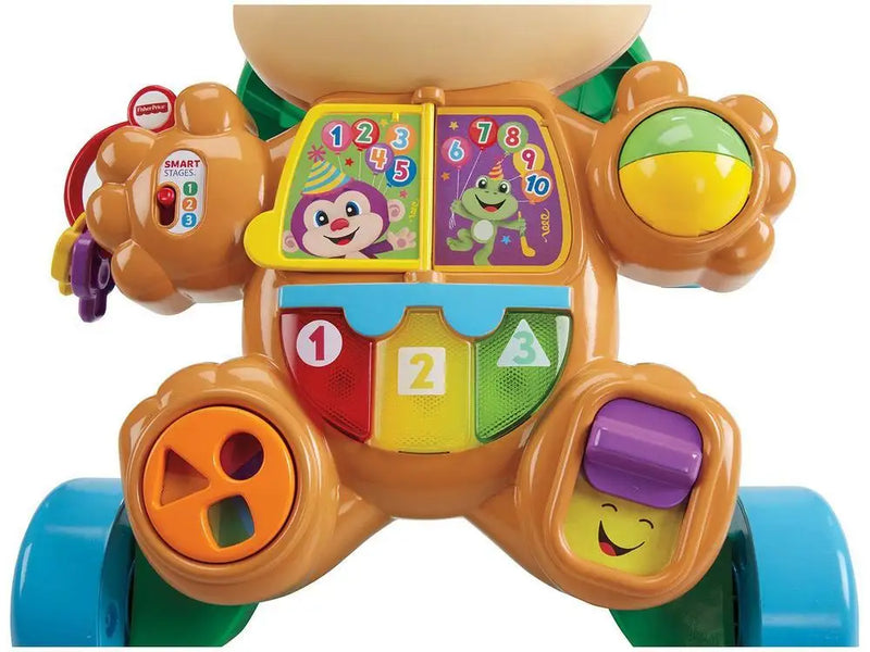 Andador para Bebê de Empurrar Musical Fisher-Price Aprender e Brincar Cachorrinho