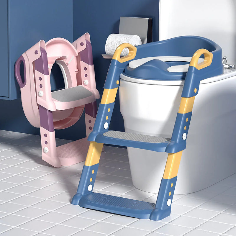 Assento Sanitário de Treinamento Potty Com Escada de Escadote Para Crianças