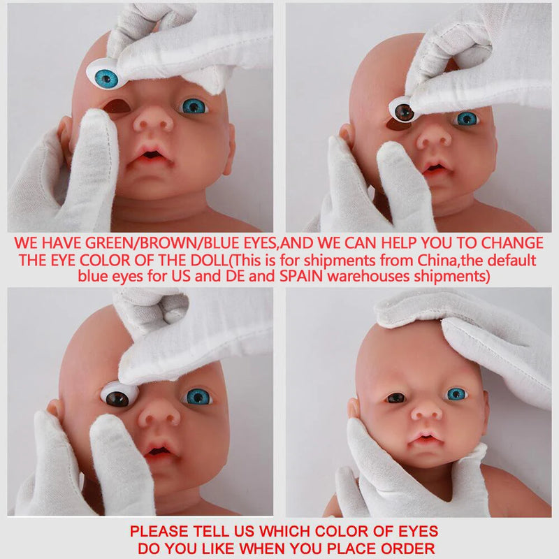 Boneca IVITA WG1512 14inch 1.65kg Full Body Silicone Bebe Reborn Doll "coco" Soft Dolls Realistic Girl Baby DIY Blank Toys for Children