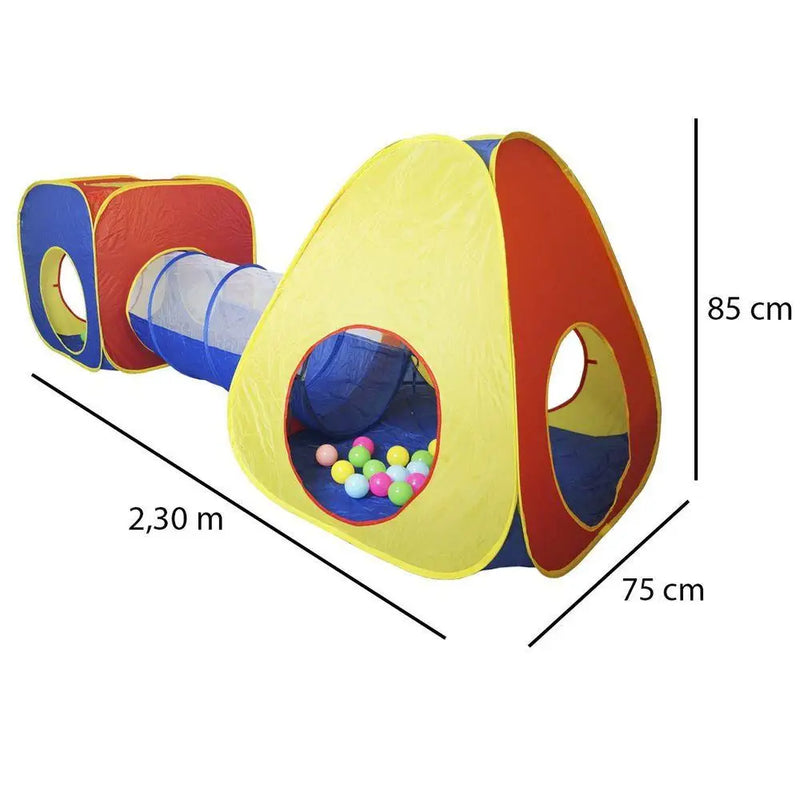 Barraca Toca Infantil 3x1 Com Túnel - PROMOÇÃO ENVIO RÁPIDO PARA TODO O BRASIL